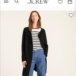 J. Crew Juliette Collarless sweater NWT